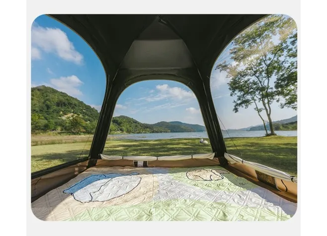 Палатка четырехместная автоматическая Naturehike Ango CNK2550WS010, серая Фото 2